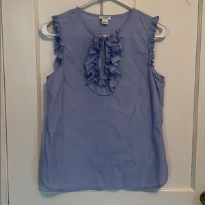 JCrew Baby Blue Shell Tank